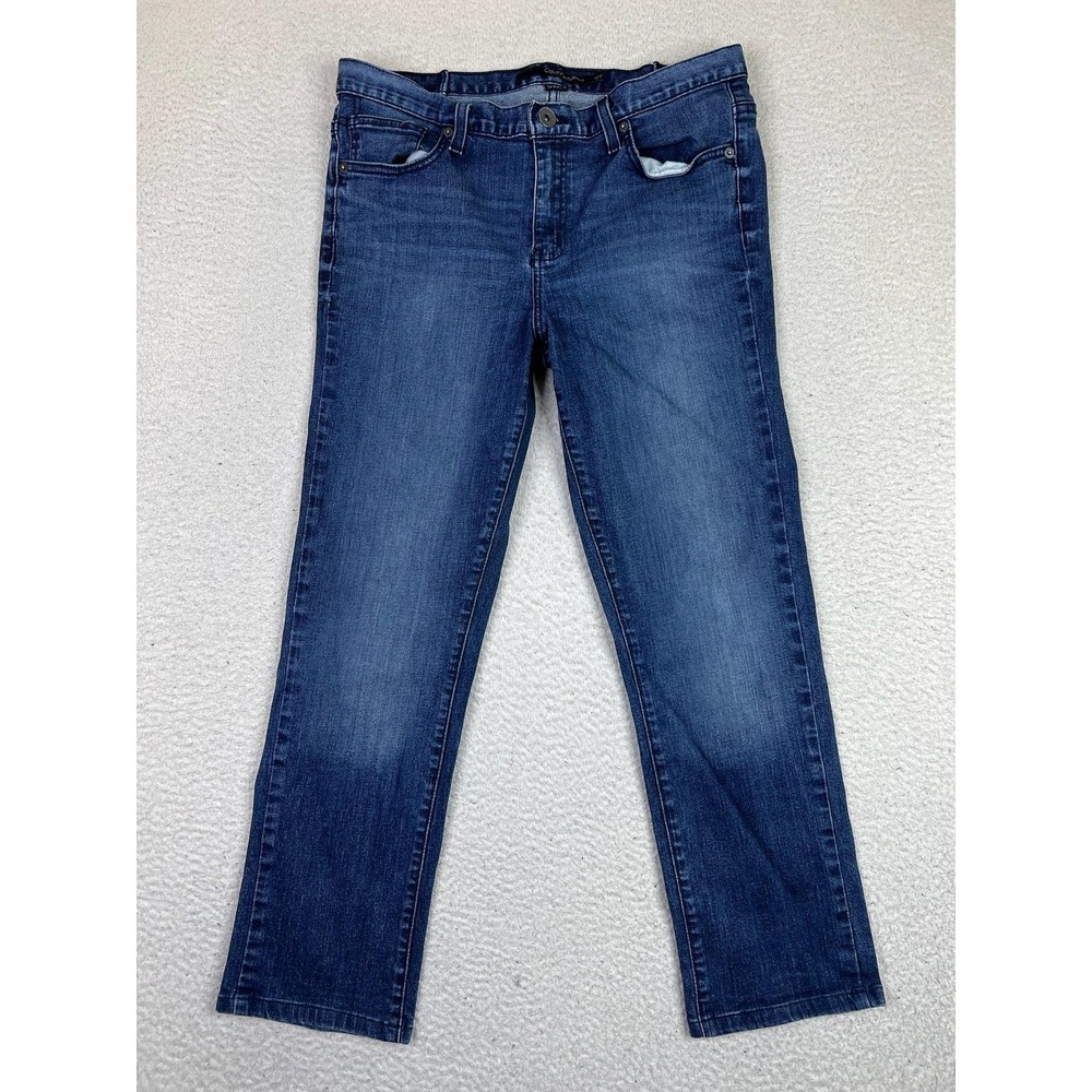 Calvin Klein Jeans Womens 12 Blue Medium Wash Mid Rise Skinny Jeans WG22A140